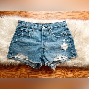 Levi’s 501 Cutoff High Waist Shorts